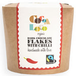 Cocoa Loco Dark Chocolate & Chilli Drinking Flakes 200g