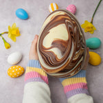 Cocoa Loco Marbled Fairtrade Chocolate Egg 225g