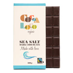 Cocoa Loco Dark Chocolate & Sea Salt Bar 100g