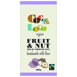 Cocoa Loco Milk Chocolate Fruit & Nut Bar 100g