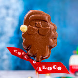 Cocoa Loco Milk Chocolate Santa Lolly 40g