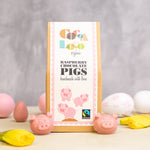 Cocoa Loco Raspberry Chocolate Pigs 100g