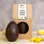 Cocoa Loco Fairtrade Dark Chocolate Easter Egg