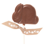 Cocoa Loco Fairtrade Milk Chocolate Rabbit Lolly 26g