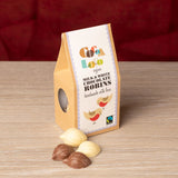 Cocoa Loco Milk & White Chocolate Robins 100g