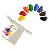 Crayon Rocks Bag of 8 in Cotton Muslin Bag