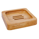 Croll & Denecke Square Bamboo Soap Dish