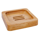 Croll & Denecke Square Bamboo Soap Dish