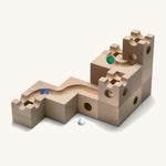 Cuboro Tunnel Wooden Marble Run Set