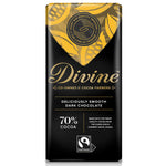 Divine Fairtrade 70% Dark Chocolate Bar 90g