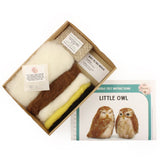 The Makerss - Small Little Owl Needle Felt Kit