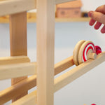 Fagus Wooden Spiral Disc Marble Run Toy