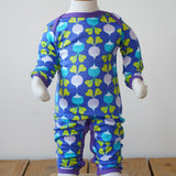 Duns Babygrow - Big Radish Blue