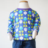 Duns Long Sleeve Top - Big Radish Blue