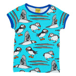 Duns Puffin Blue Atoll Short Sleeve Top