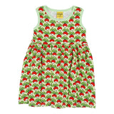 Duns Radish Paradise Green Sleeveless Gather Skirt Dress