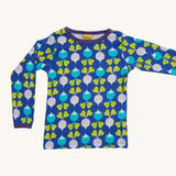 Duns Long Sleeve Top - Big Radish Blue