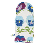 Duns Pansy Cotton/Linen Oven Glove