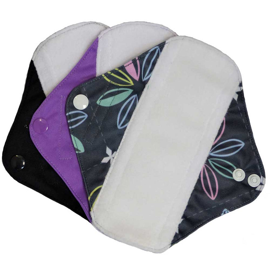 Earthwise Small Menstrual Pads - Panty Liner 3 Pack