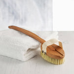 Brosse de bain en bois Ecoliving avec tête amovible