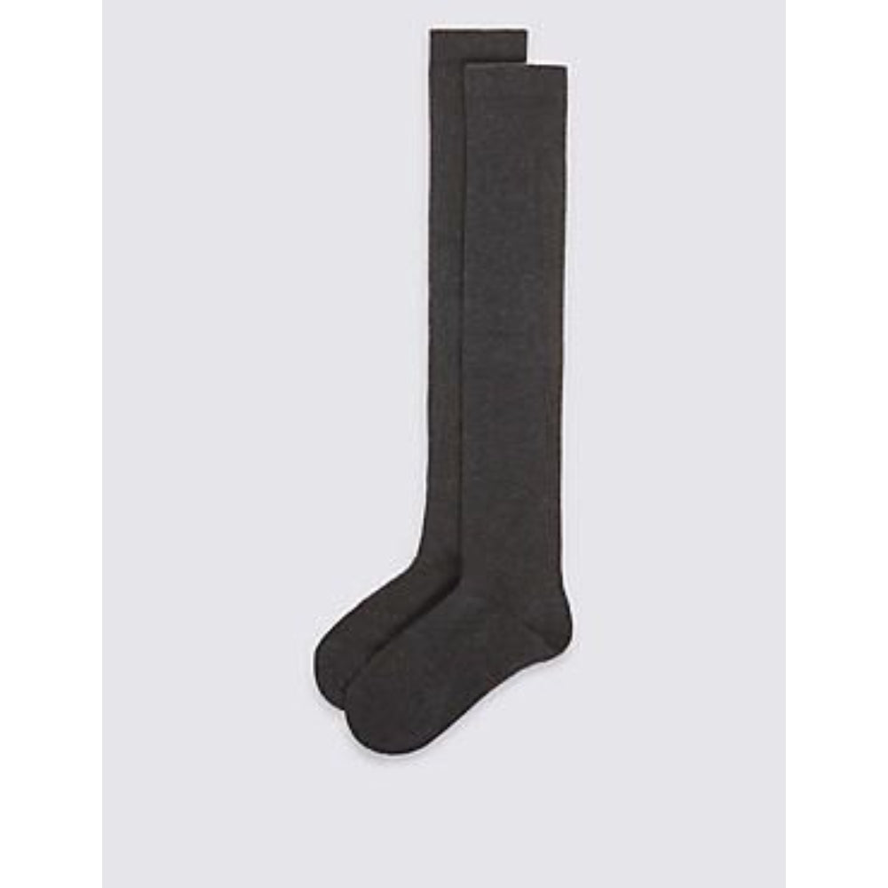 Eco Outfitters organic grey knee high socks