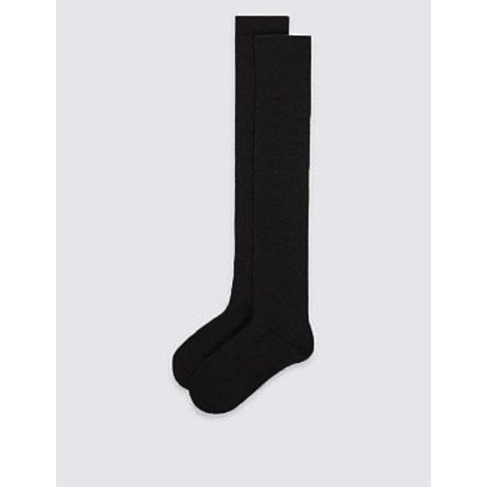 Eco Outfitters organic black knee high socks