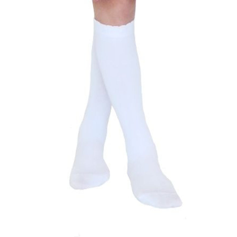 Eco Outfitters organic cotton knee high school socks in white