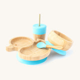 Eco Rascals Duck Plate Gift Set - Blue