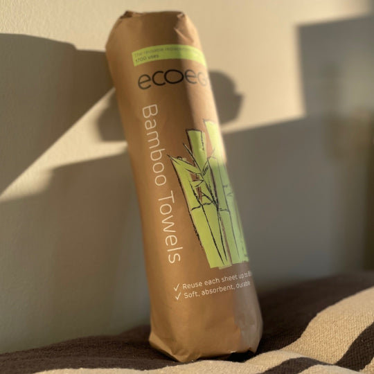 Picture of the Ecoegg Bamboo Kitchen Towels without brown paper packaging.