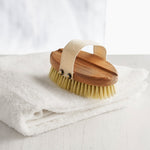 Brosse de bain en bois Ecoliving avec tête amovible