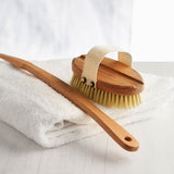 Brosse de bain en bois Ecoliving avec tête amovible