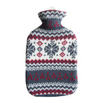 Ecoliving Natural Rubber Hot Water Bottle - Snow Flake