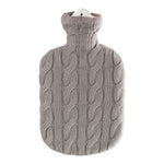 Ecoliving Natural Rubber Hot Water Bottle - Grey Stone