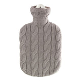 Ecoliving Natural Rubber Hot Water Bottle - Grey Stone