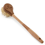 Brosse à vaisselle en bois à manche long Ecoliving