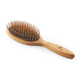 Ecoliving Bamboo Hairbrush with Wooden Pins - Black