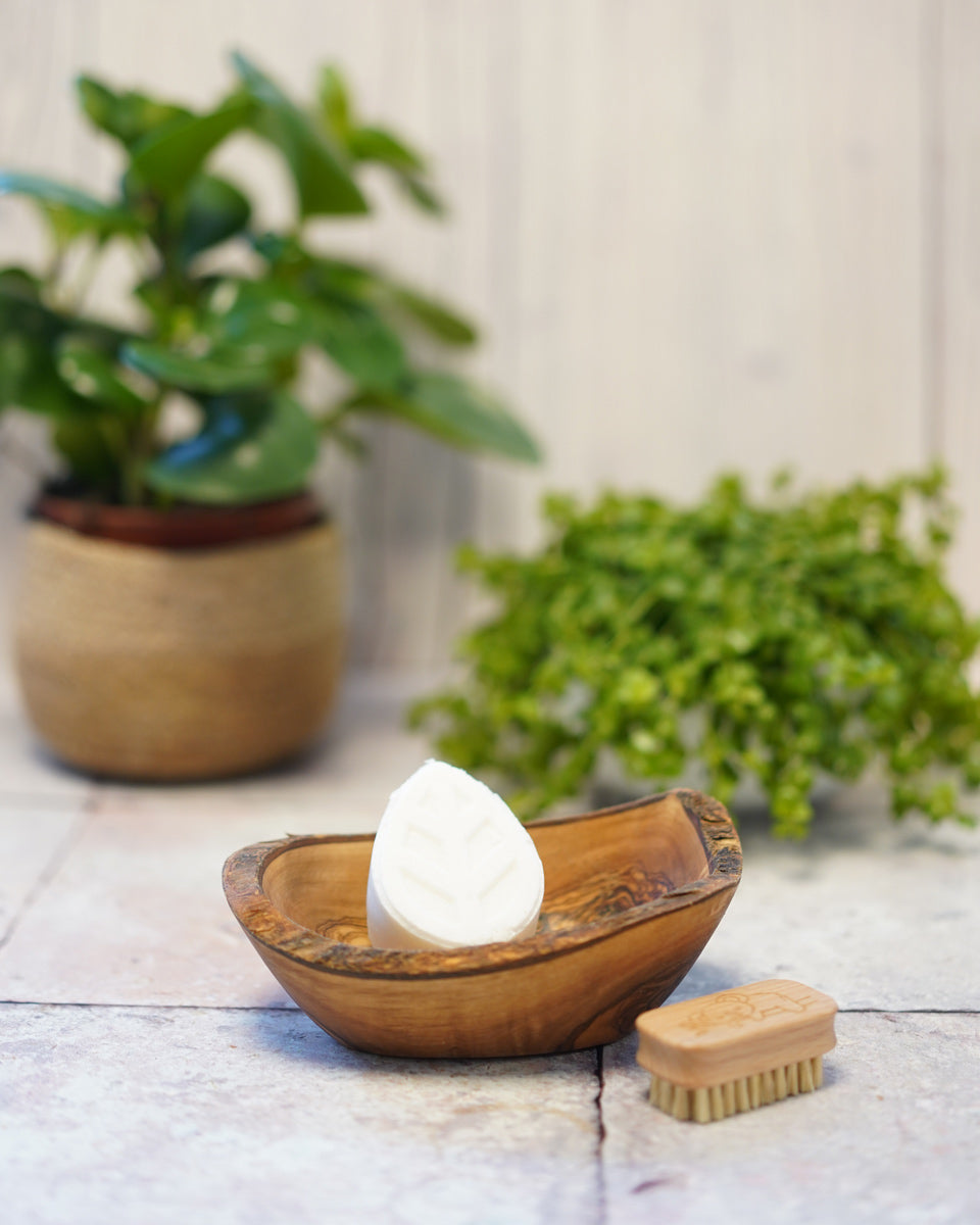 Ecoliving olive wood soap dish