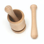 Ecoliving Wooden Pestle and Mortar