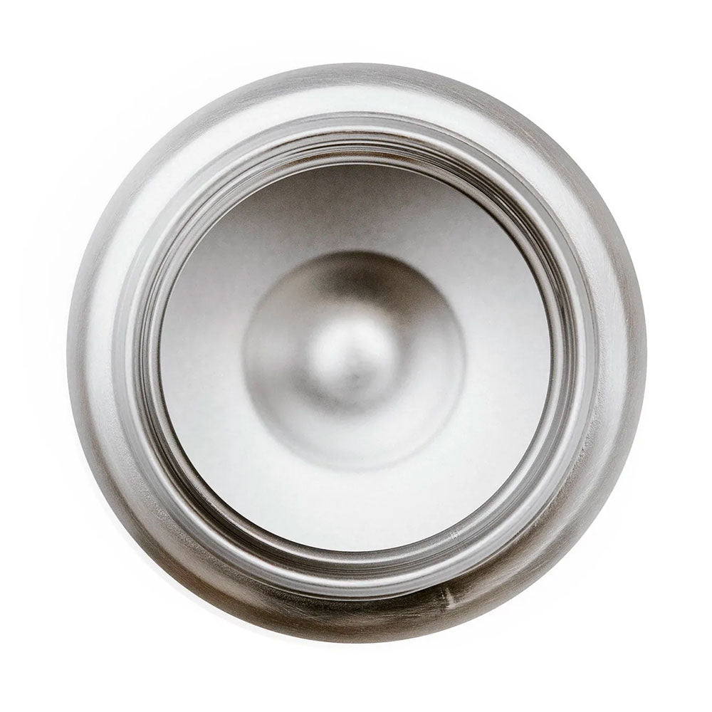 Top view of the Elephant Box eco-friendly steel food flask on a white background