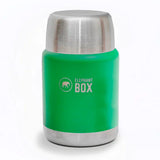 Elephant Box Insulated Food Flask - Green