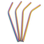 Elephant Box Rainbow Straws - 4 Pack