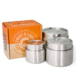 Elephant Box Twist & Lock Leakproof Food Canister Trio