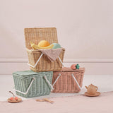 Olli Ella Piki Picnic Basket - Straw