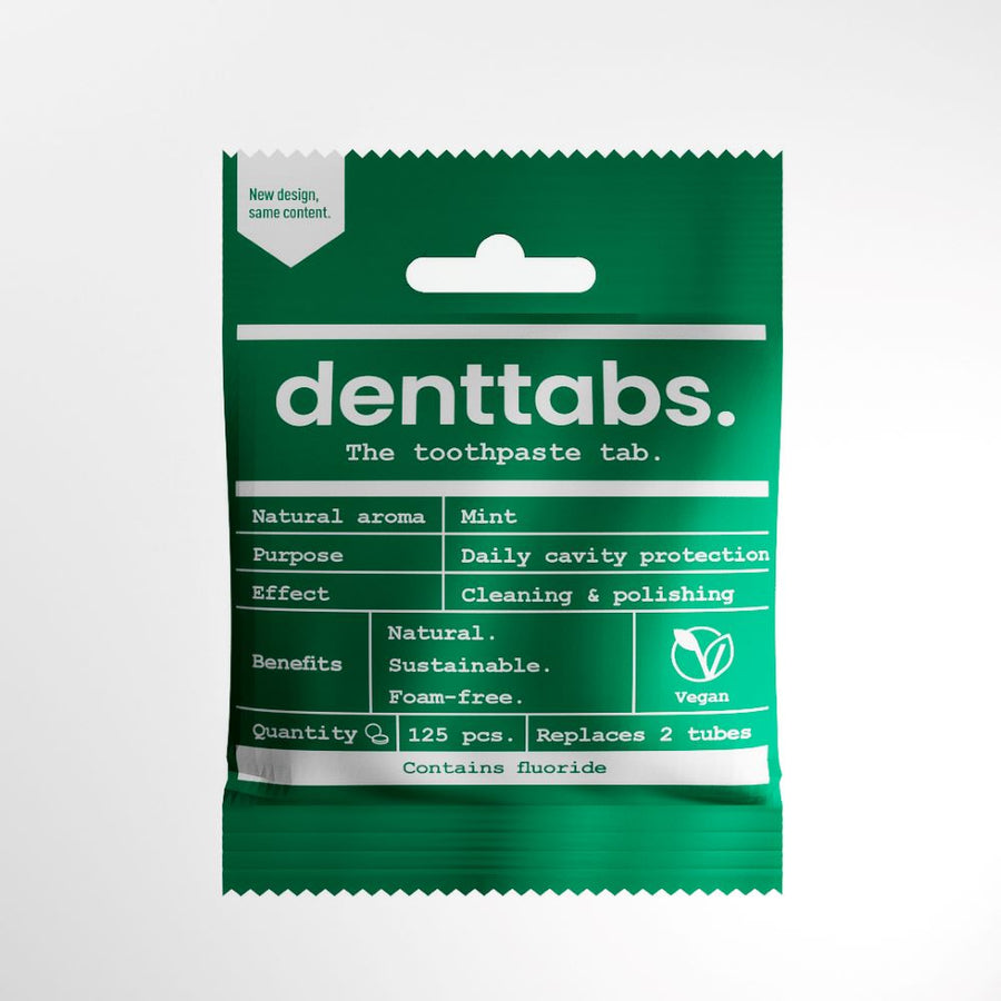 Denttabs FluorideToothpaste Tablets x125