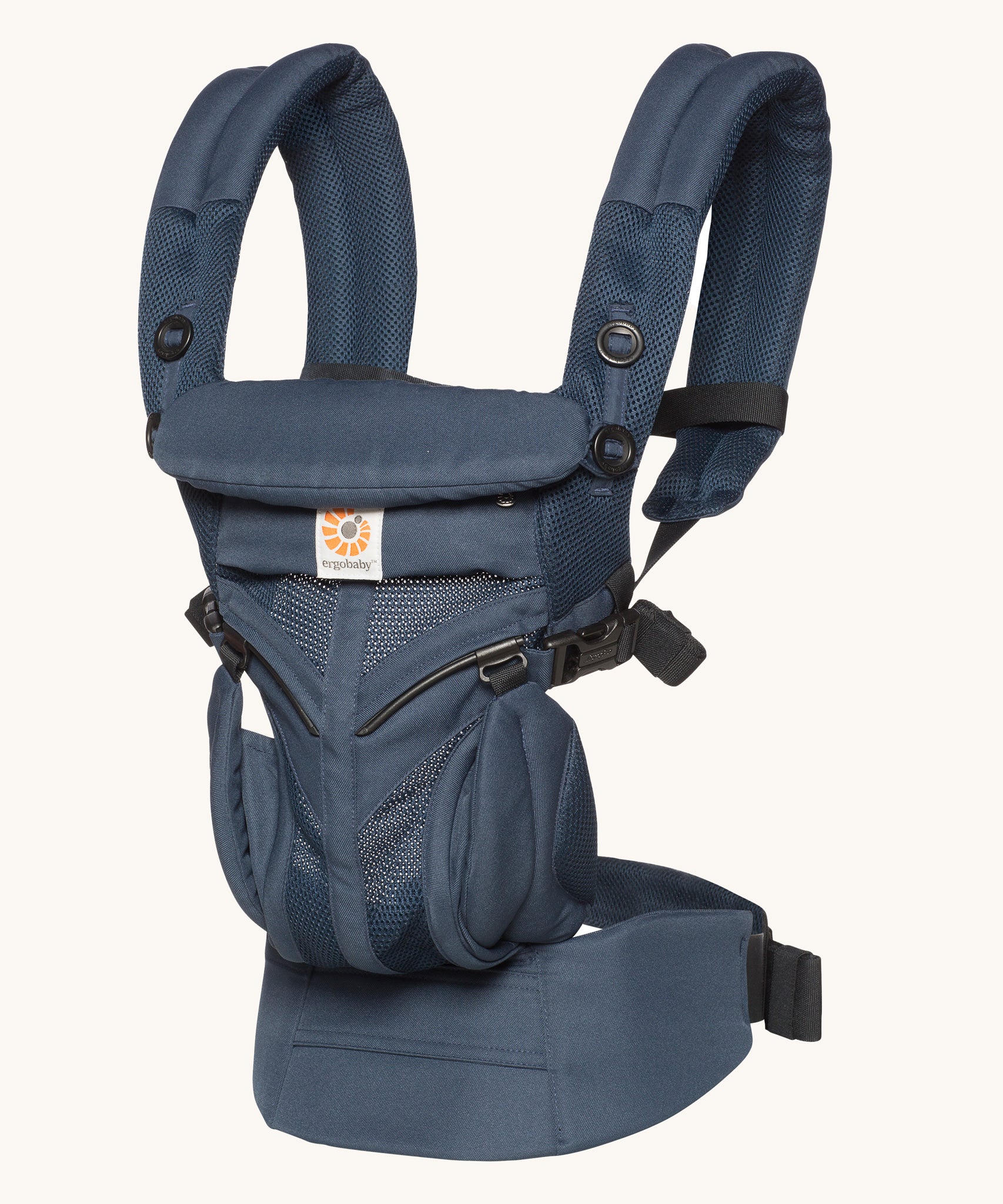 Ergobaby Omni 360 Cool Air Mesh Baby Carrier in a midnight blue colour