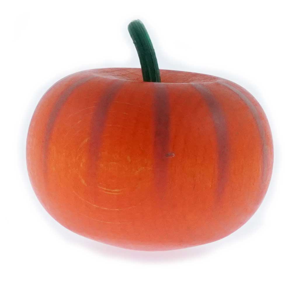 Erzi Pumpkin Wooden Play Food on a white background