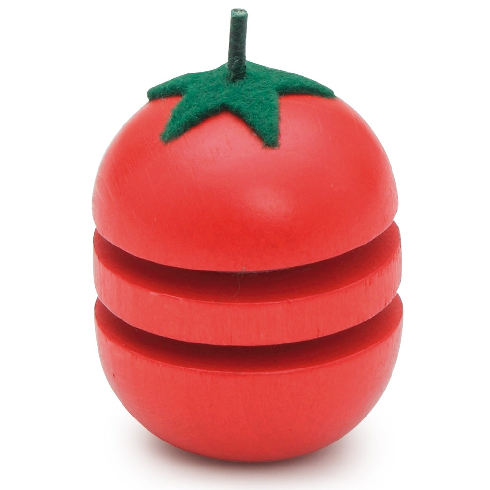 Erzi Tomato To Cut Wooden Play Food on a plain background