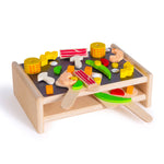 Erzi Raclette Grill Wooden Play Food Set