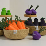 Erzi Purple Turnip Wooden Play Food