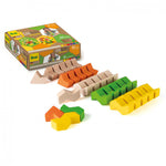 Erzi Wooden ZigZag Geoblocks Building Set